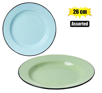 Plate enamel 26cm dinner