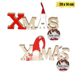 Xmas table decor centrepiece 29x14cm