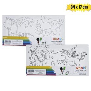 Art+craft paint canvas printed 34x14cm