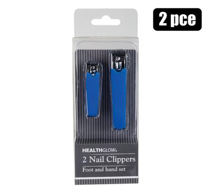 Nail clipper foot and hand set h/glow