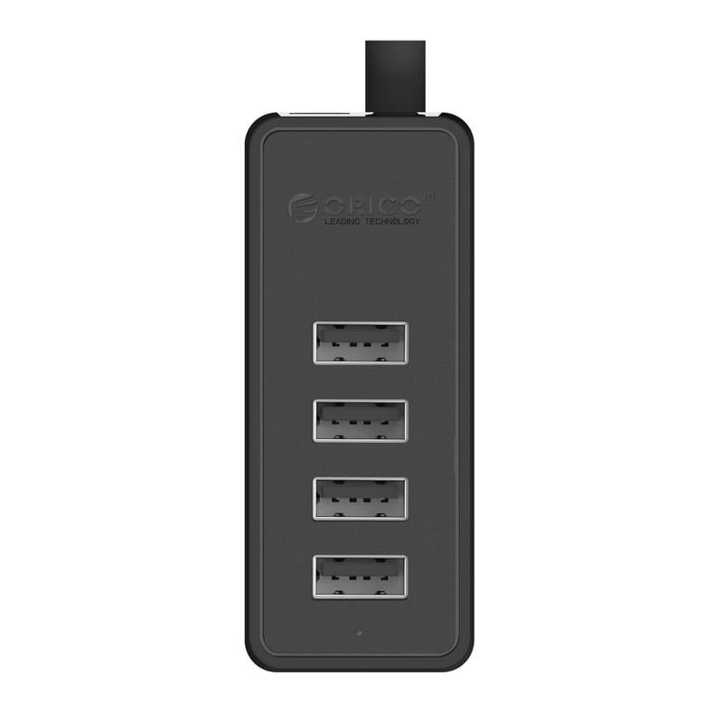 ORICO 4 Port USB2.0 Hub Black|Micro USB Power Adapter Not Included - Black - Image 2
